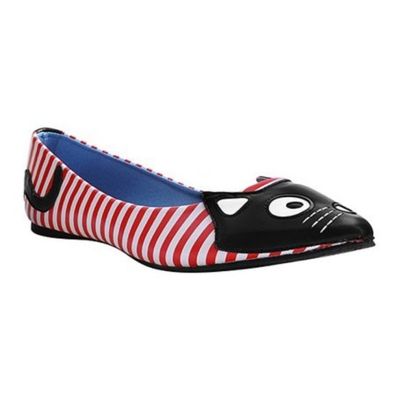 NIB Rare Striped Alley Cat T.U.K Rewind Flats Sz 6 - Picture 2 of 8